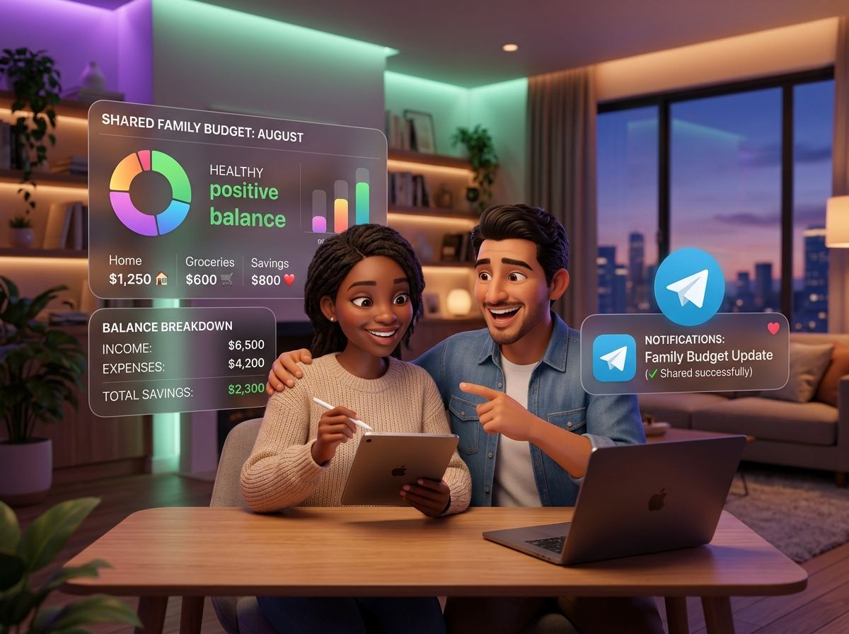 Совместный семейный бюджет для пар в Smart Budget